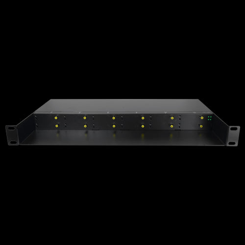 Metal Chassis - For Racking Up to: 12 Media Converters Dual Power Supply 1U 19"