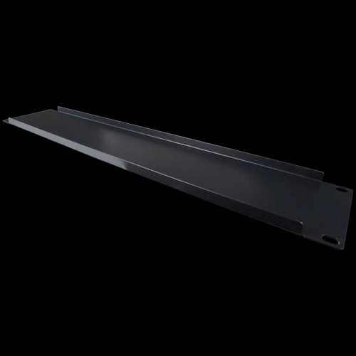 Blank Cover for Standard 19" Rack - 2U Size, Black