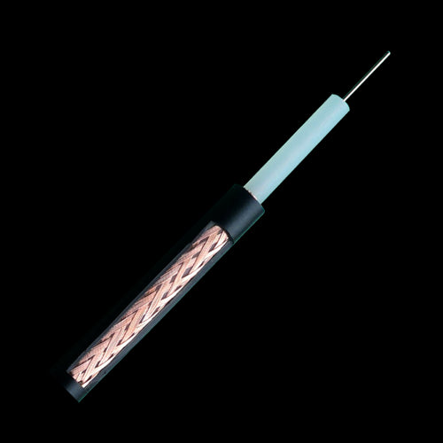 Enrolador de cabo coaxial RG59 - 100 metros - Diâmetro exterior de 6,0 mm - Baixa perda