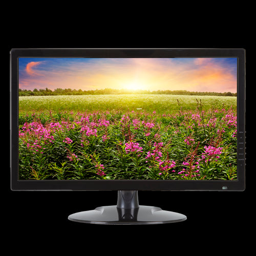 Safire LED Monitor 24" 4N1 - Designed for Video Surveillance HDMI, VGA, BNC and Audio Resolution 1920x1080 Noise Reduction Filter