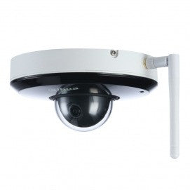 Câmara Dome IP PTZ 2M H265 Wifi DN ICR WDR IR15m Starlight 3X 3D IP66 IK08 com Microfone de Áudio