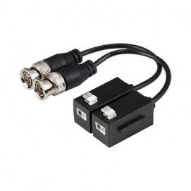 UTP Video Converter Kit for HDCVI/TVI/AHD Up to 4K Stackable with Flexible Cable and Pushpin (2 pcs)