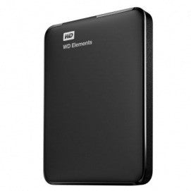 Disco rígido externo portátil Western Digital Elements de 2 TB - 2,5"/6,35 cm USB 3.0 Preto