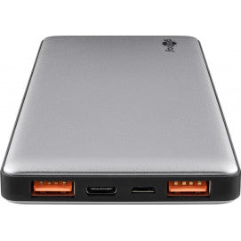 Bateria externa de carregamento rápido 10.0 (10.000 mAh) e energia