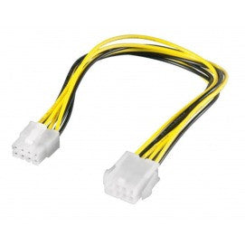 Cabo de extensão de alimentação EPS para PC, 8 pinos