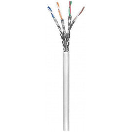 CAT 6 network cable, S/ftp (Pimf), Gray 100m