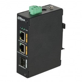 PoE Switch 2 Ports (1 port 10/100 + 1 port 10/100/1000) 1 Uplink Gigabit SFP 60W 802.3af/at Layer
