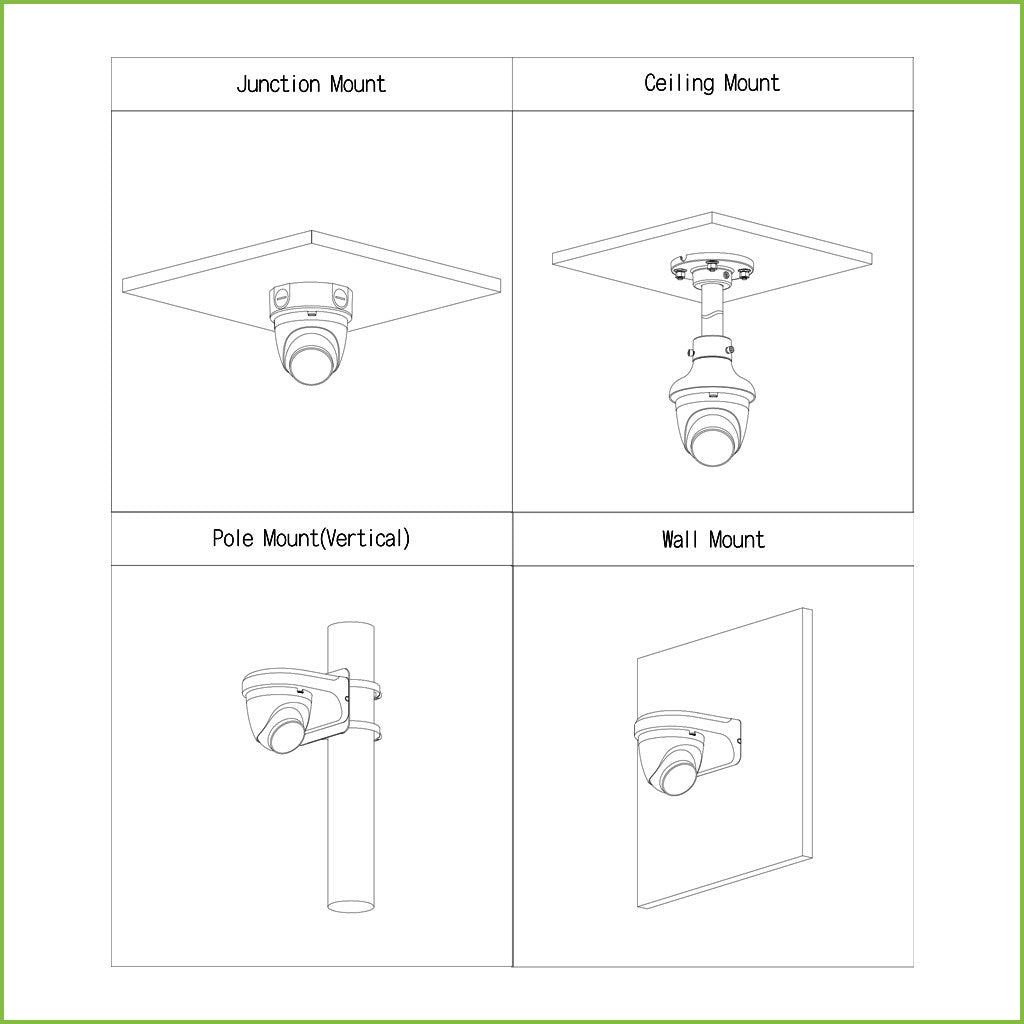 HDCVI Dome 5M dWDR LED30m 2.8mm IP67 PIR Active Deterrence Quick-to-install