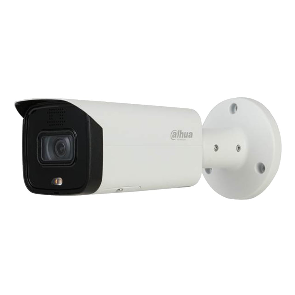 Tubular IP H265 5M SMART WDR Starlight+ IR60m + LED WHITE LIGHT 3.6mm IP67 PoE SD AUDIO I/O AI