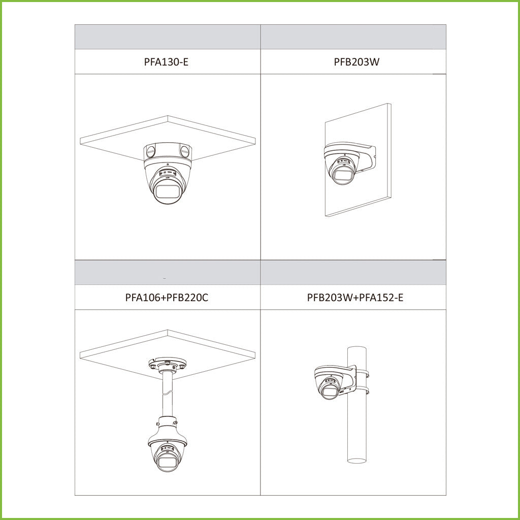 H265 AI IP Dome 4M WDR140dB Starlight+ IR40m 2.7-12VFM IP67 PoE Microfone