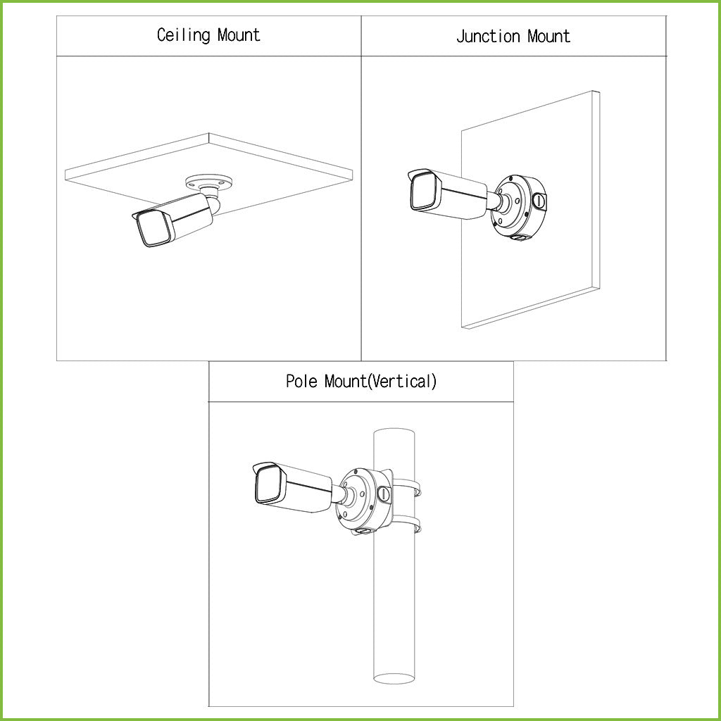 Microfone tubular HDCVI 4 em 1 de 2 m, 1080p, cores completas, 2.0 WDR, Starlight LED, 60 m, 2,7-13,5 VFM IP67.