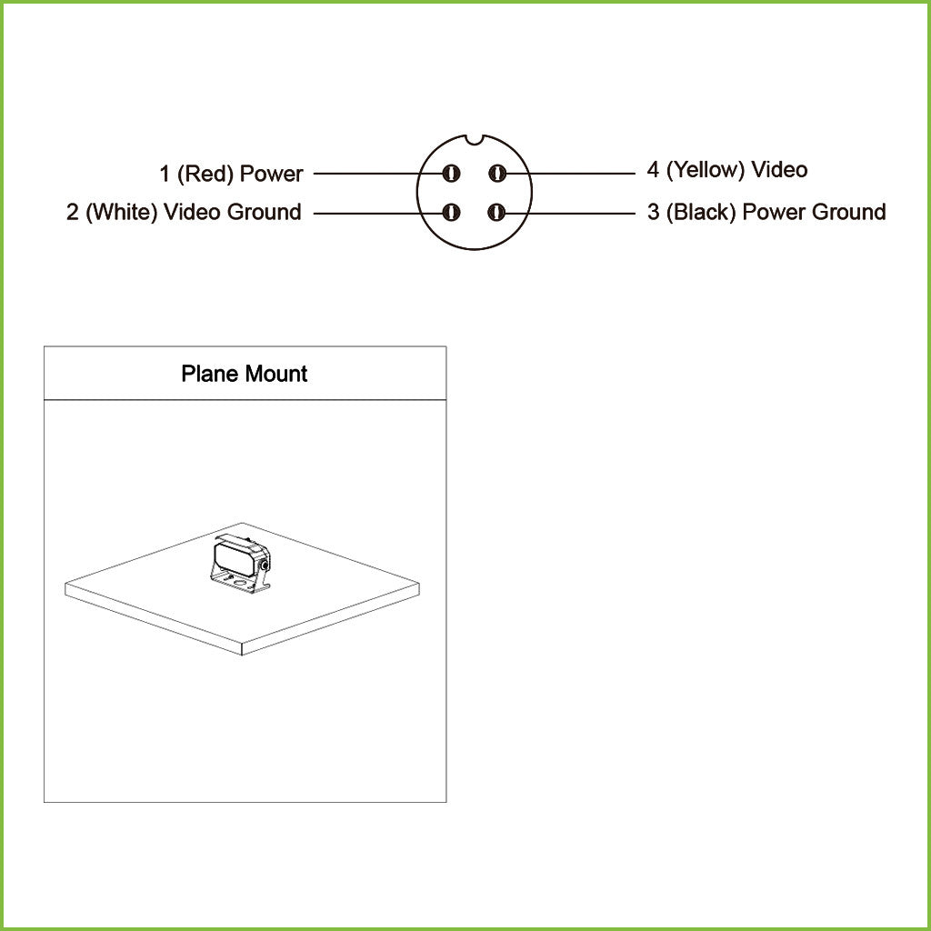 HDCVI dome 4 em 1 2M 1080P DN IR20m 0Lux 2,8mm MOBILE AVIATION conector M12 IP67 MIC