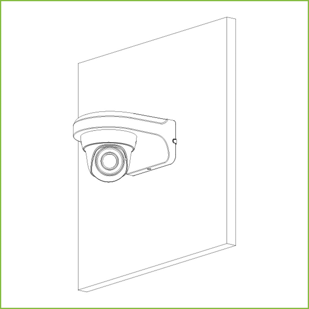 Wall mount for HDWxxxxSL Domes