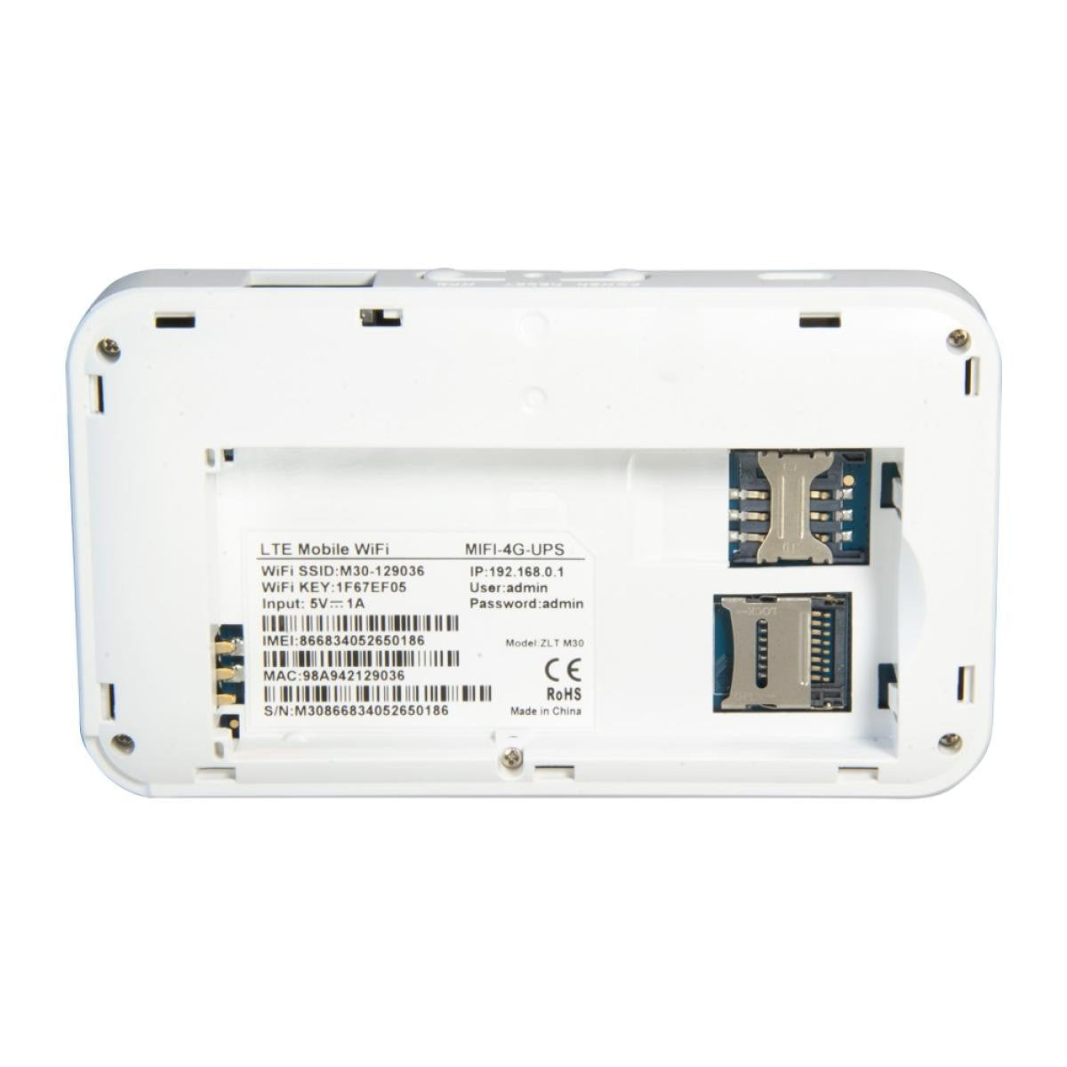 Router portátil 4G WiFi alimentado por bateria