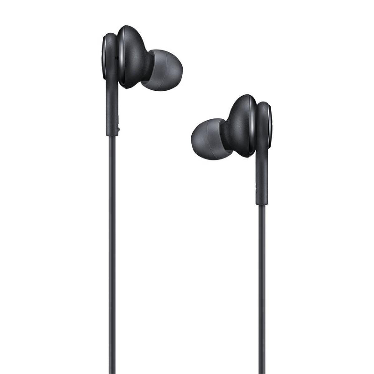 Auriculares intra-auriculares AKG USB-C na cor preta.