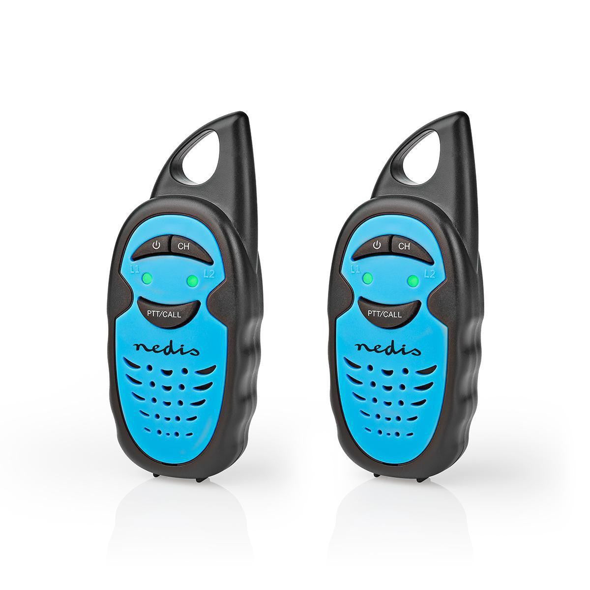 Conjunto de walkie-talkies azuis