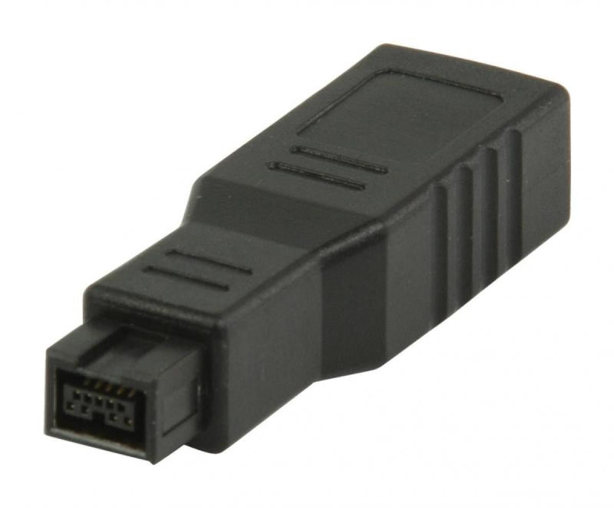 FireWire adapter from 6-pin female to 9-pin male