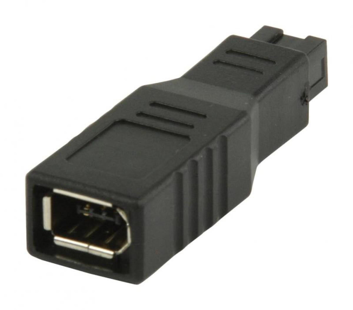 FireWire adapter from 6-pin female to 9-pin male