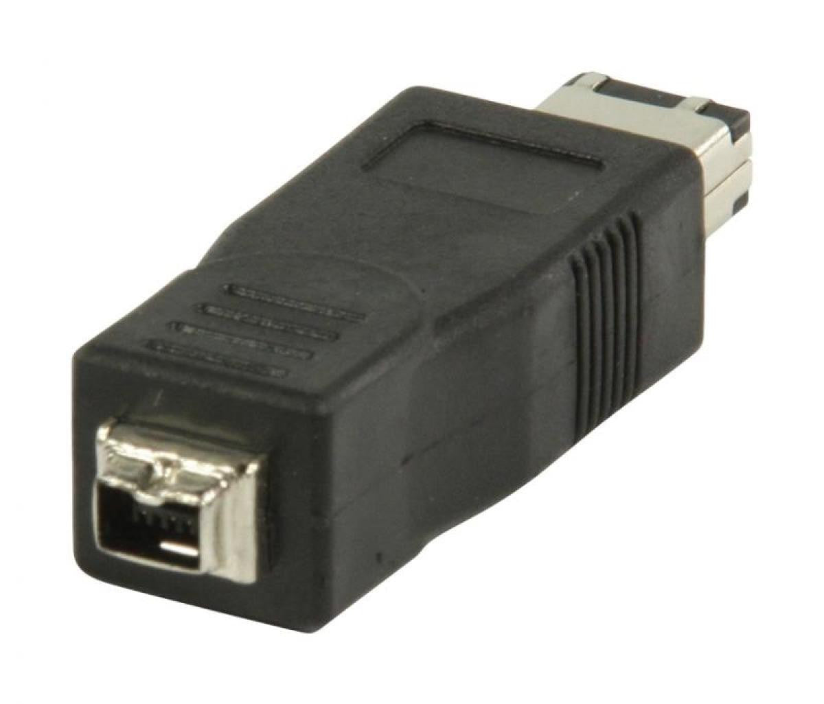 FireWire adapter from 4-pin female to 6-pin male