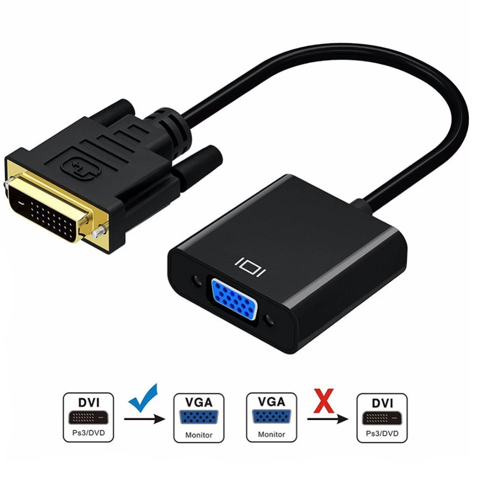Conversor Dvi-d a VGA de 30cm Adaptador