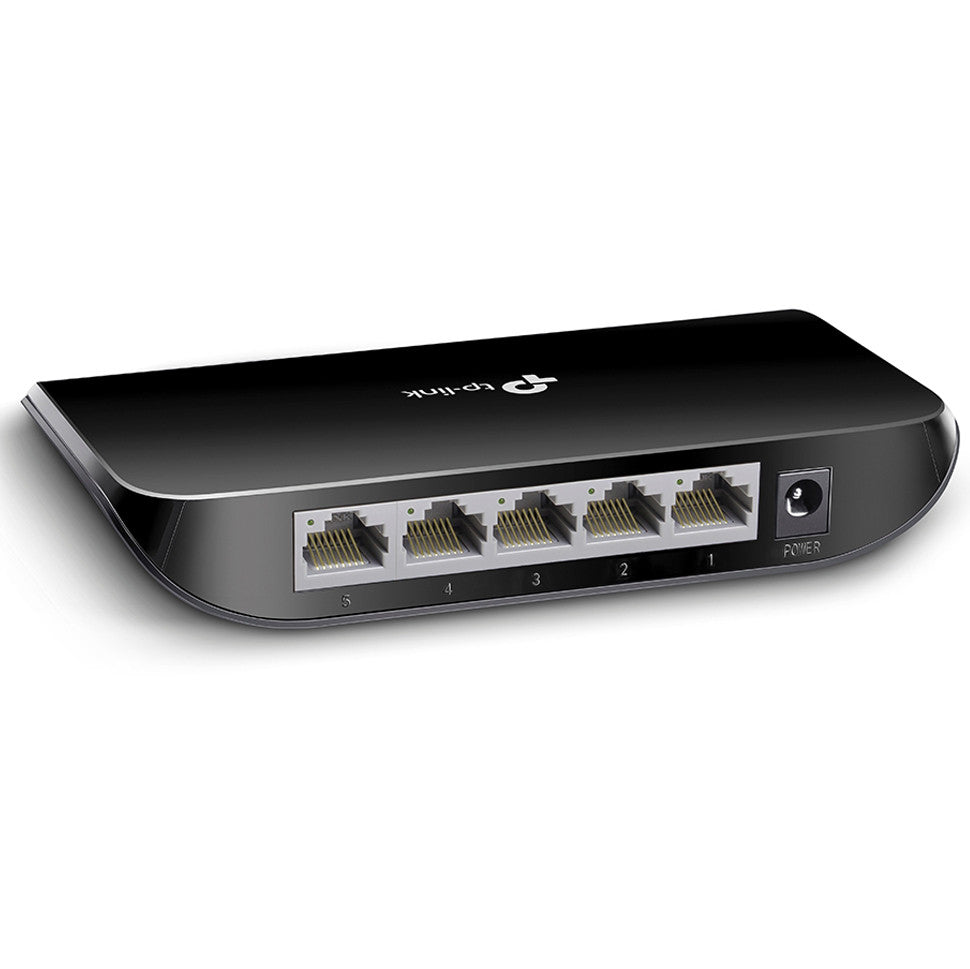 Switch de rede Gigabit de 5 portas (10/100/1000 Mbps, sem necessidade de configuração)