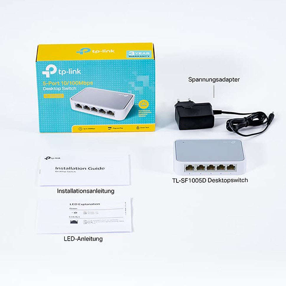 5-Port 10/100Mbps Desktop Switch