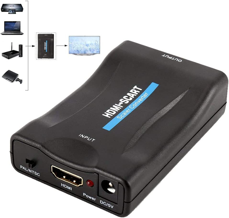 Conversores de sinal de vídeo Scart para HDMI