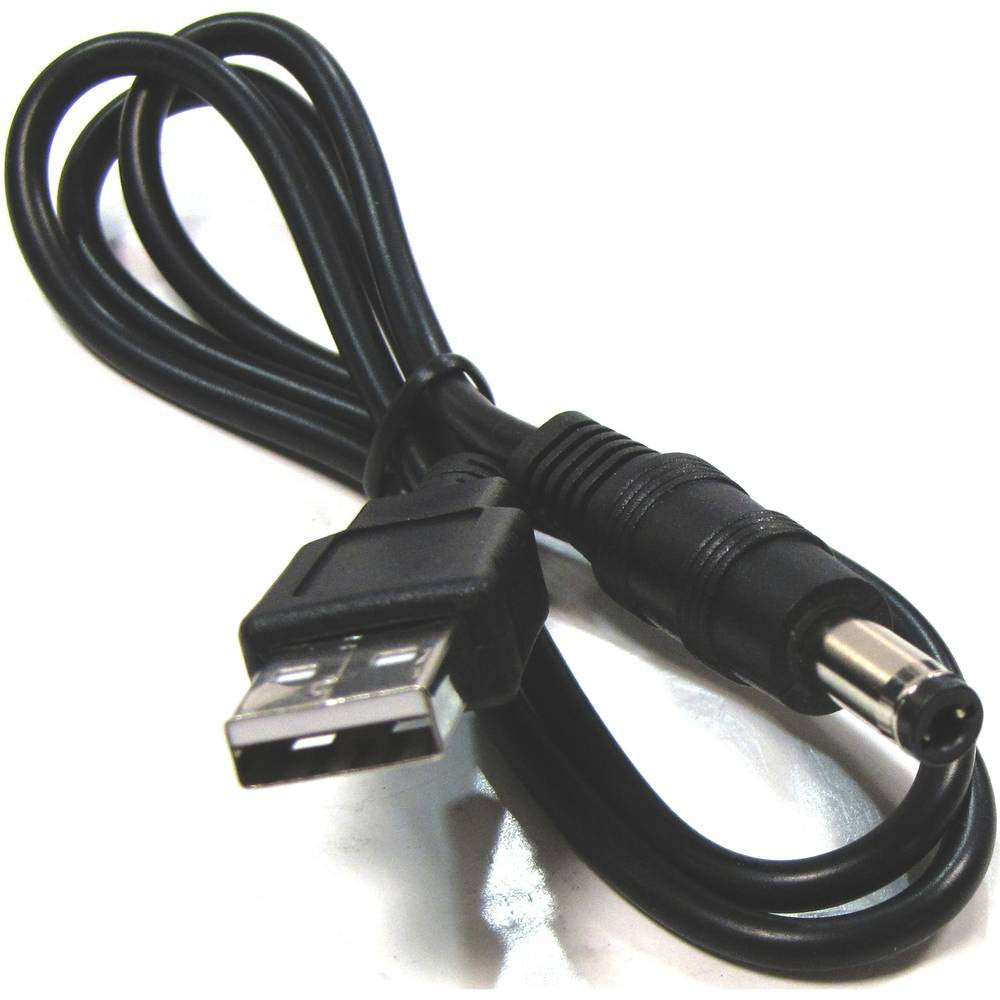 Cabo USB para conector DC com diâmetro de 2,5 mm