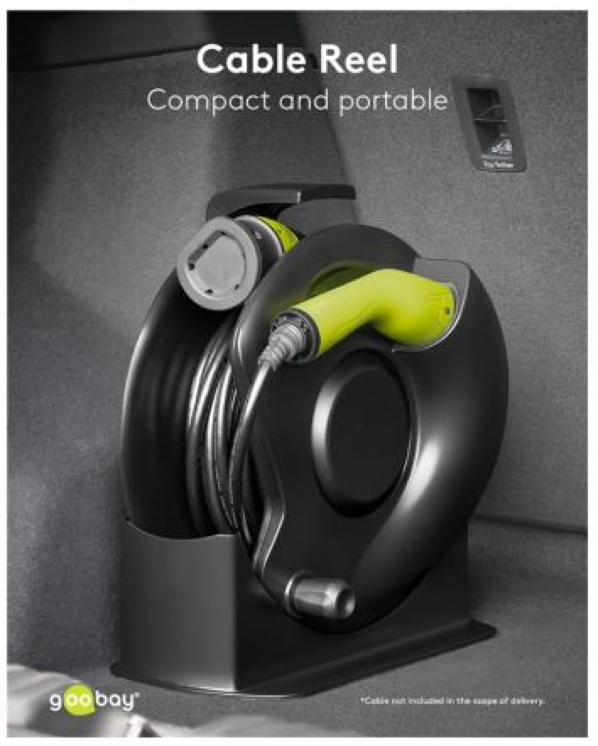 Type 2 electric car charging cable winder