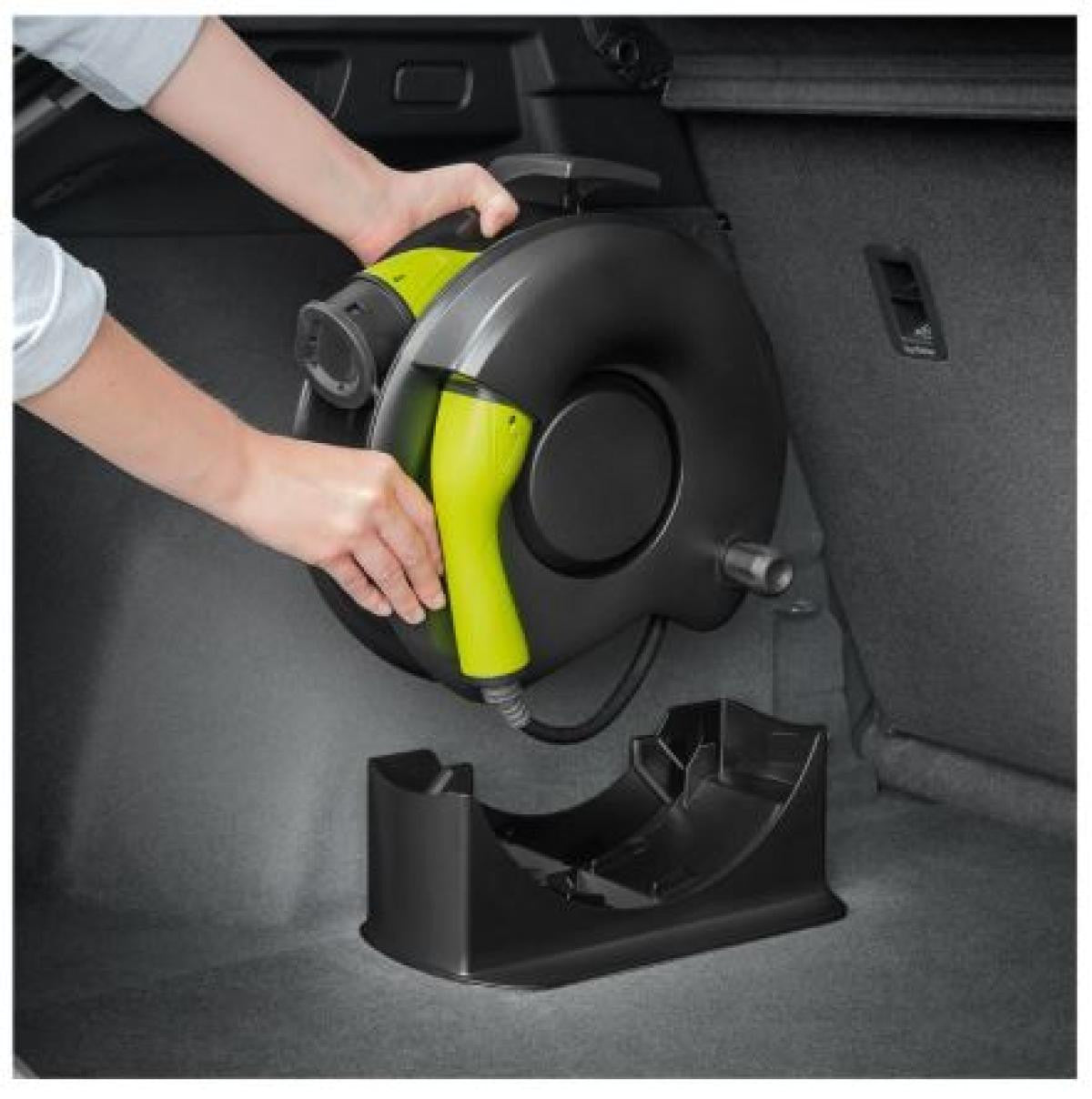 Type 2 electric car charging cable winder