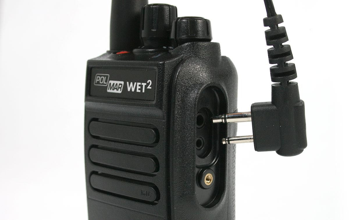 POLMAR WET-II-V77 Walkie talkie uso libre PMR-446 sumergible IP67