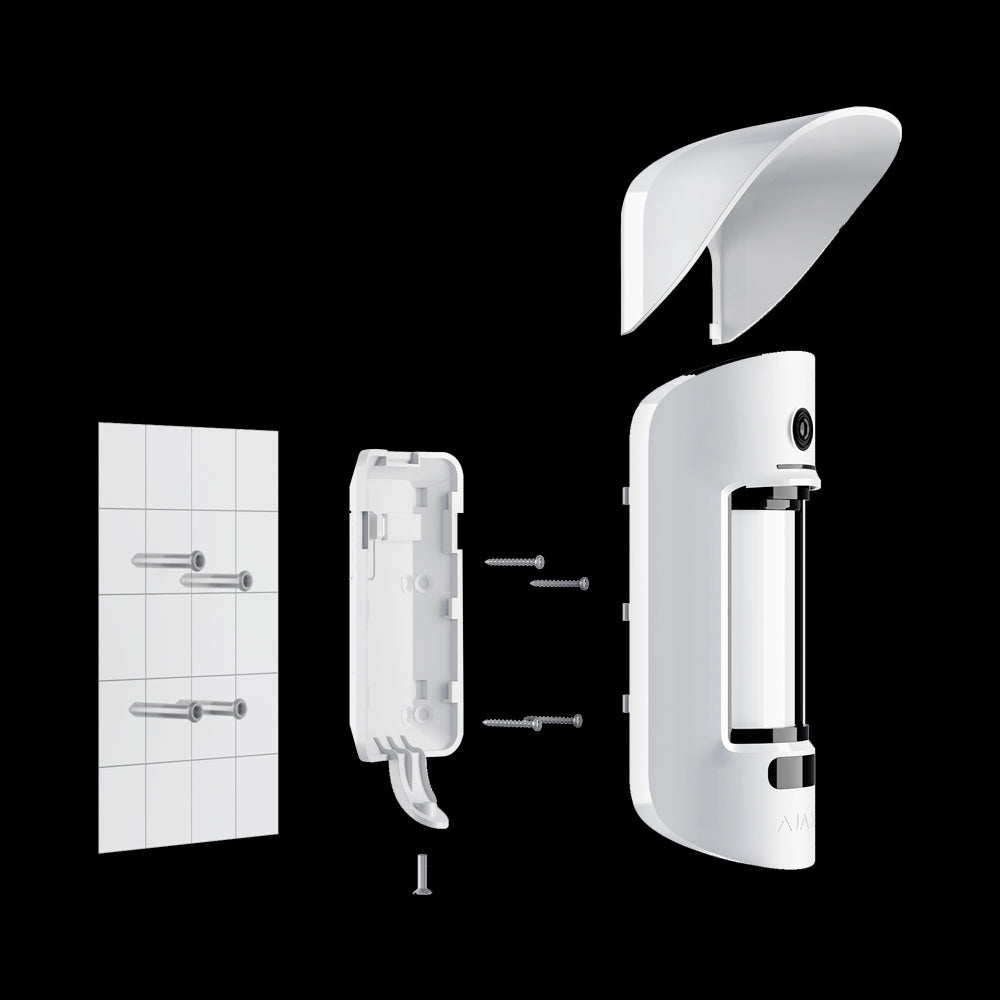 Novo sensor de deteção de fotografias exteriores AJAX que permite tirar fotografias a pedido.