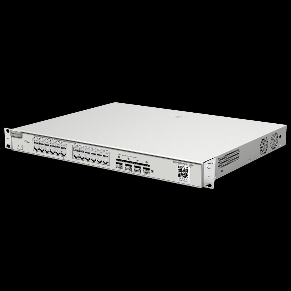 Reyee Switch PoE Cloud Capa 2 - 24 puertos PoE Gigabit+ 4 SFP+ 10Gbps  hasta 370W
