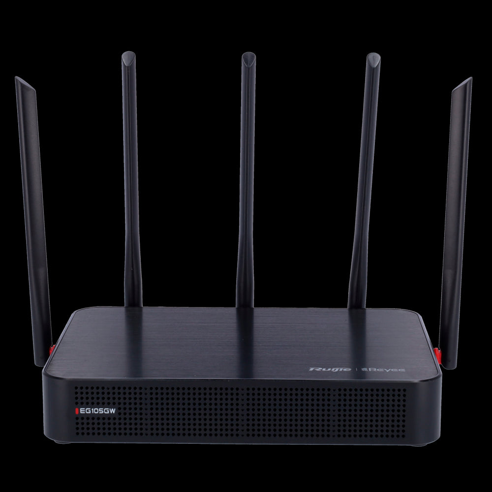 Controlador cloud para router Wi-Fi Reyee com 5 portas RJ45, 10/100/1000 Mbps e largura de banda até 500 Mbps.