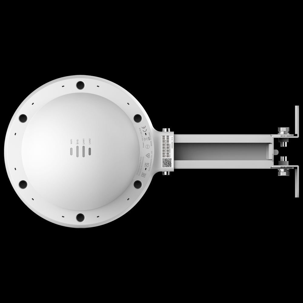 Reyee Ponto de Acesso Externo IP68 Wi-Fi Omnidirecional com 5 Antenas, Transmissão MIMO 2x2 até 1267 Mbps
