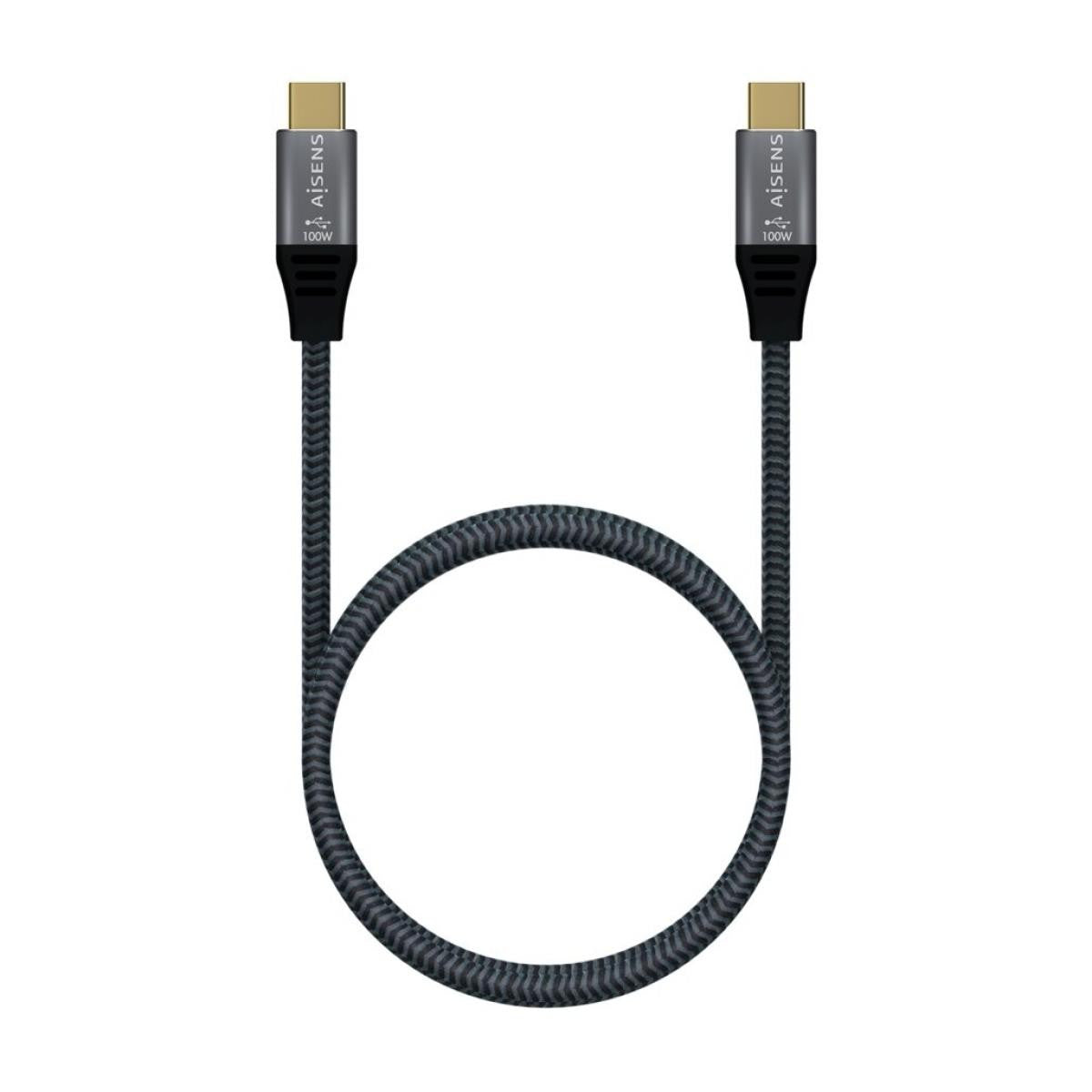 USB 3.2 Gen2x2 Cable | Type USB-C/M-USB-C/M| Aluminum | 20Gbps | 8K@30Hz 5A 100W E-Mark |1.5 me | Grey