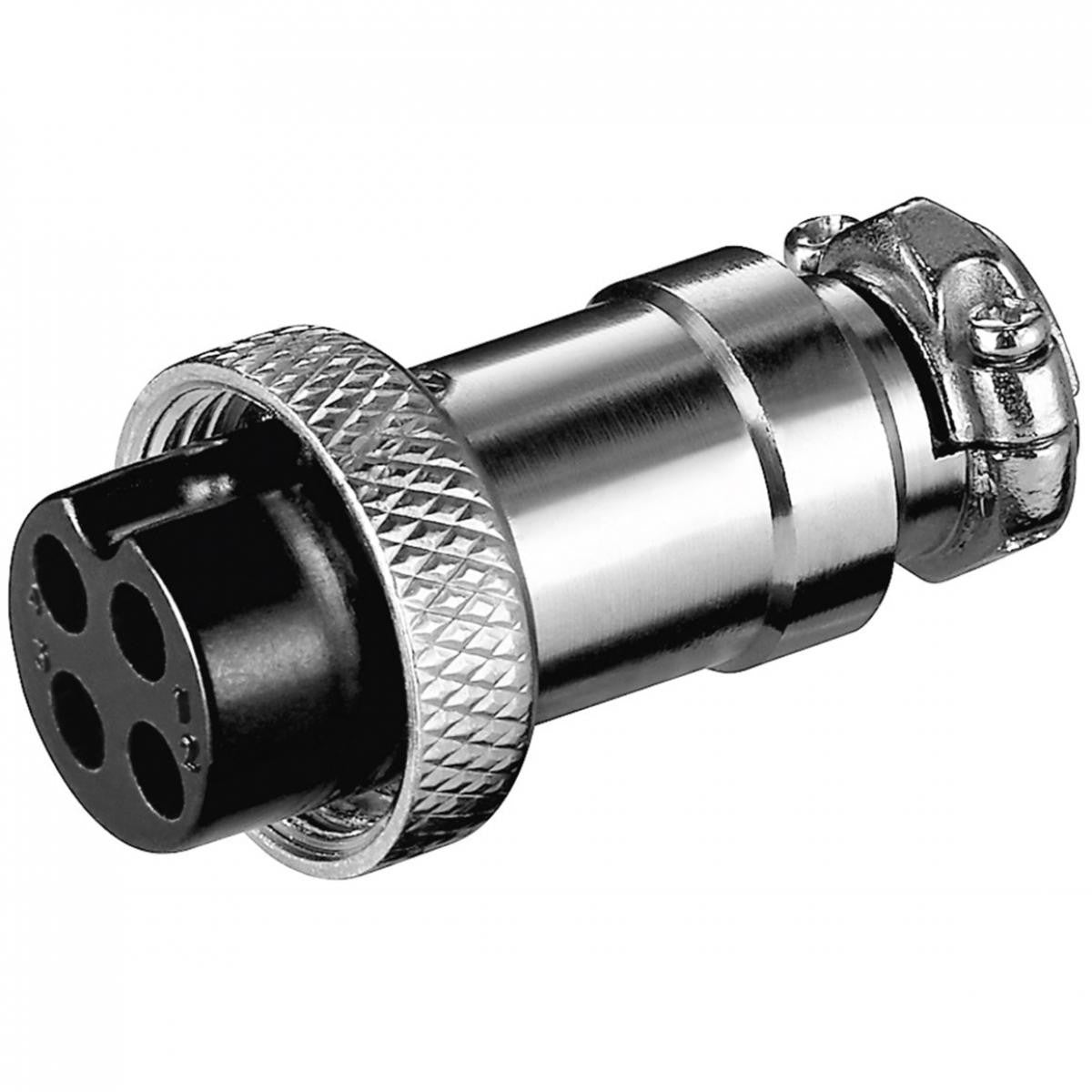 4 pin female microphone connector