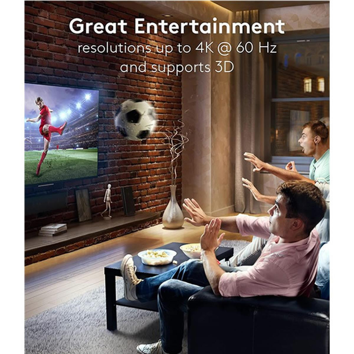 Extractor de audio HDMI de resolución 4K a 60 Hz, negro