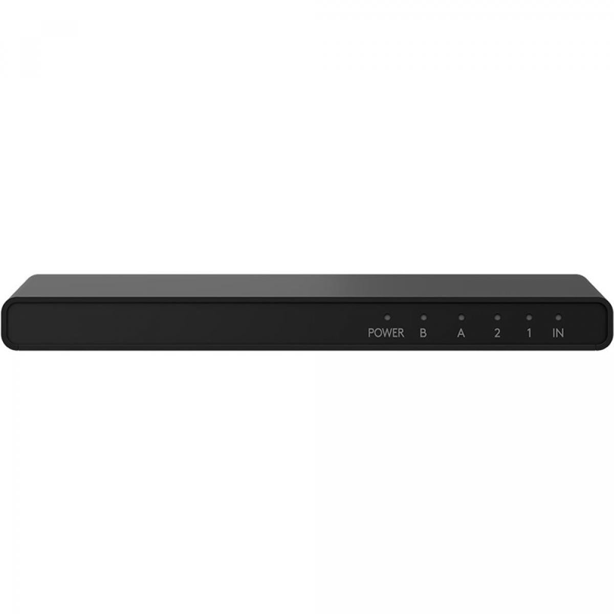 HDMI™ Splitter or Divider 1 to 2 with 4K 60 Hz resolution, black