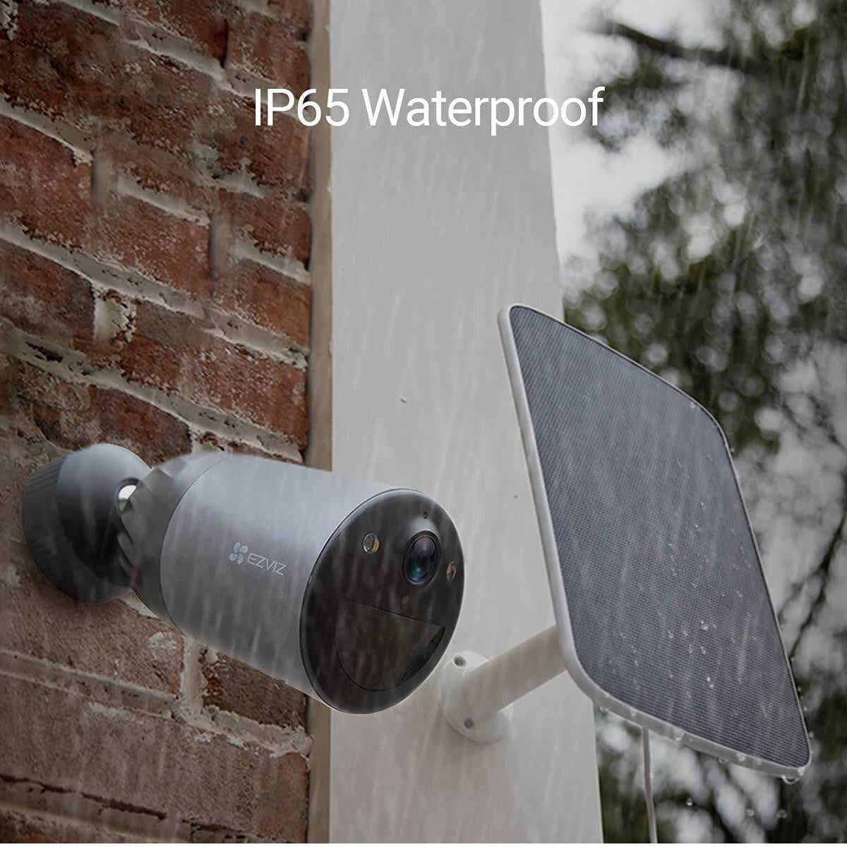 EZVIZ Solar Panel Compatible Only for Outdoor Battery Security Cameras with 4m Cable