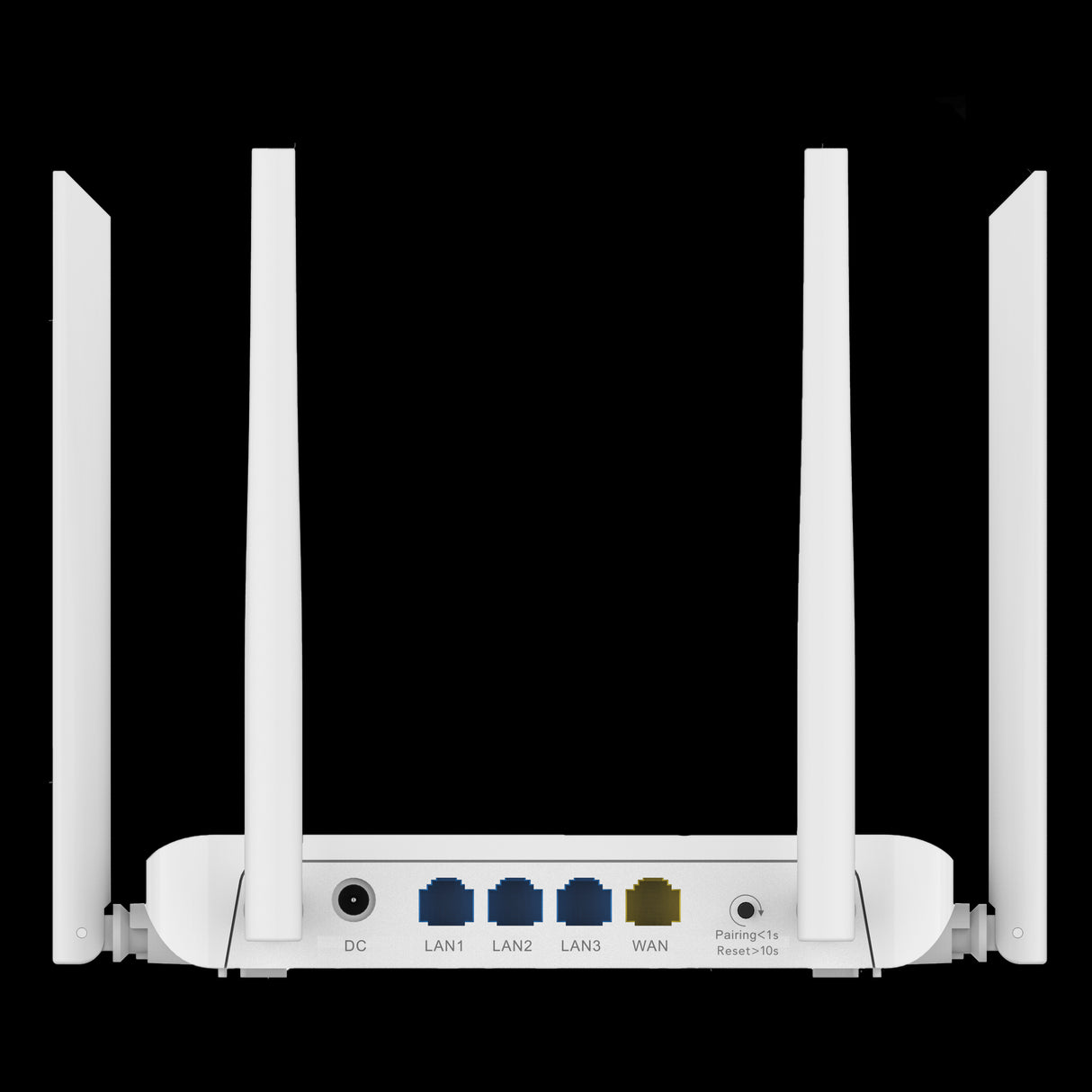Router Wi-Fi Mesh Gigabit Reyee 5 AC1200 com 4 portas RJ45, 10/100 Mbps | Gerível na nuvem | Branco