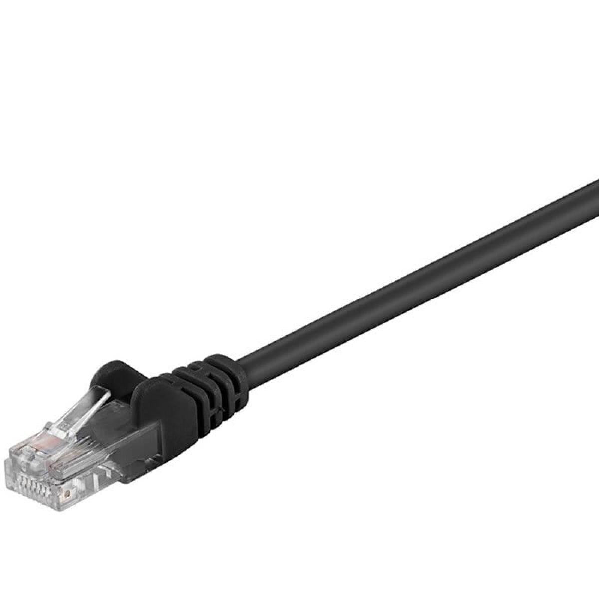 CAT 5e U/UTP Patch Cable 15 Meters Long - BLACK