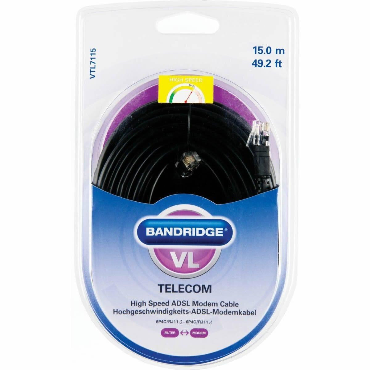 High Speed ADSL Modem Cable 15.0 m