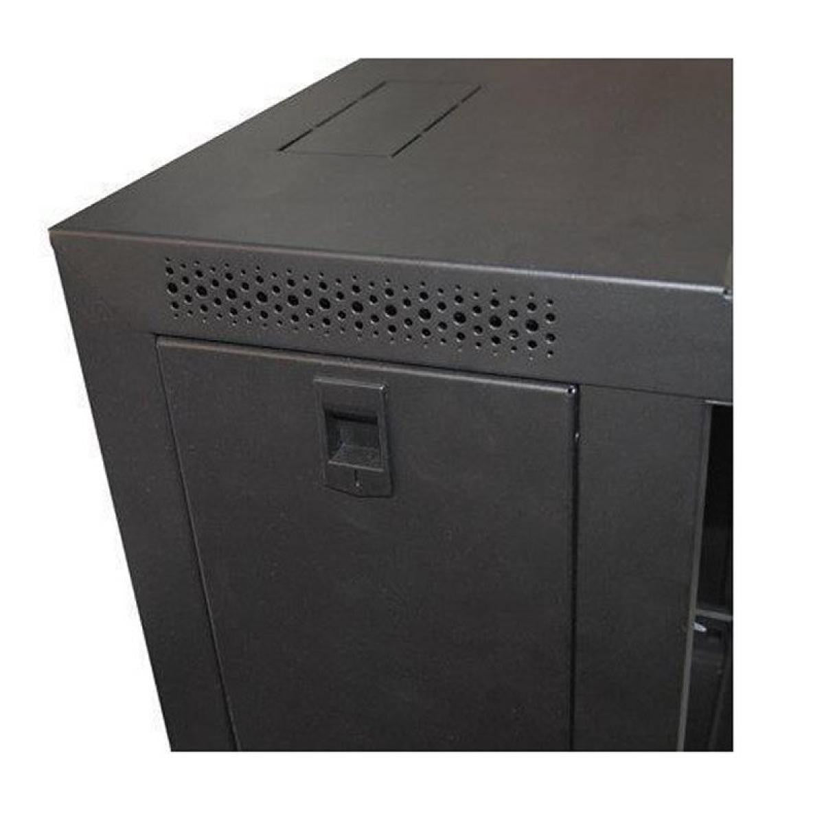 Mini Rack 10" 7U wall mounted cabinet with 270mm depth and removable sides | Dimensions H (416mm) x W (350mm) x D (270mm)