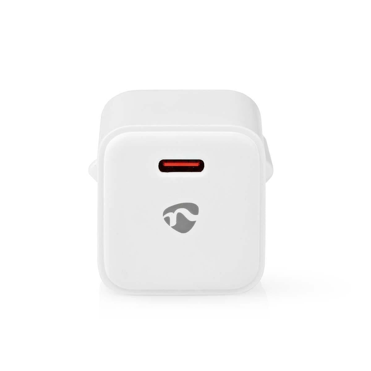 20 Watt Wall Charger | Quick Charge Function | 1.67 / 2.22 / 3.0 A | Number of Outputs: 1 | 1 x USB-C | White