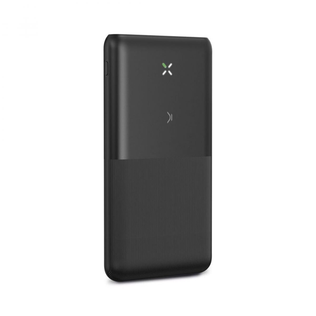 KSIX Ultra Thin Powerbank | Lithium polymer | 20,000 mAh | 22.5W | Power Delivery | USB-C to USB-C cable included - Black