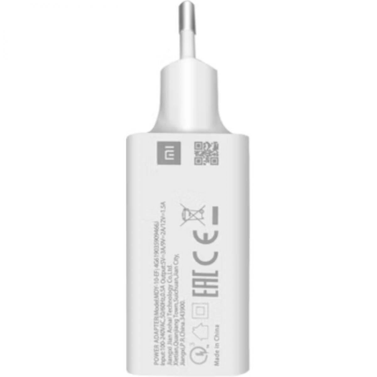Xiaomi 18W USB Charger Quick Charge 3.0 | 3A | Adapter Only | White