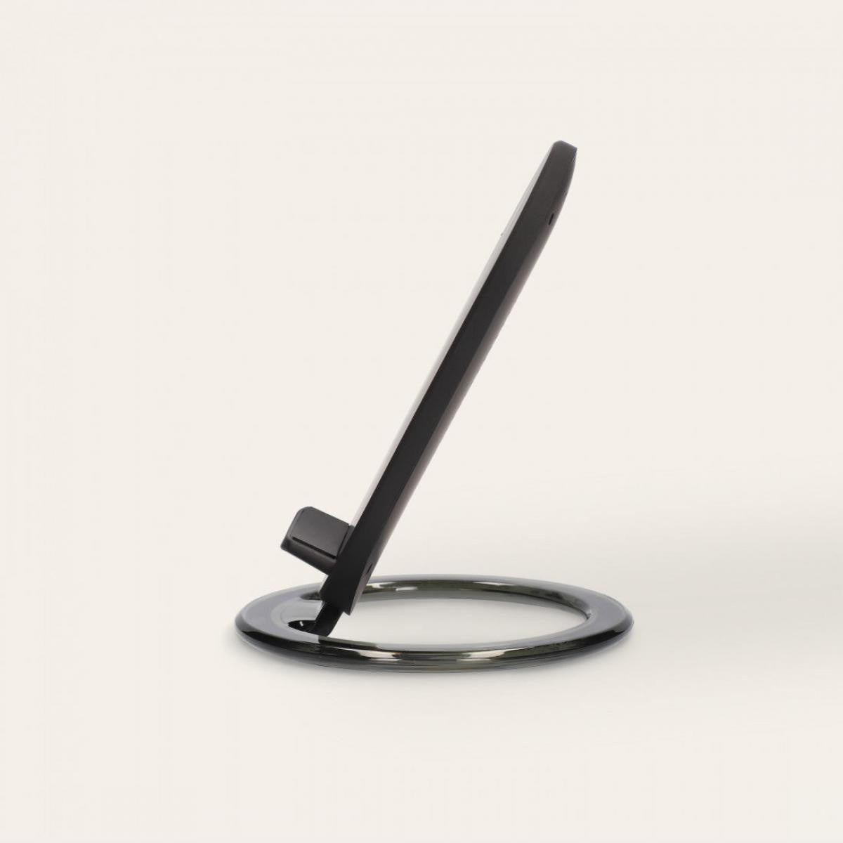 Ksix 10W Desktop Wireless Charger | Qi Technology | Fast Charge | Black