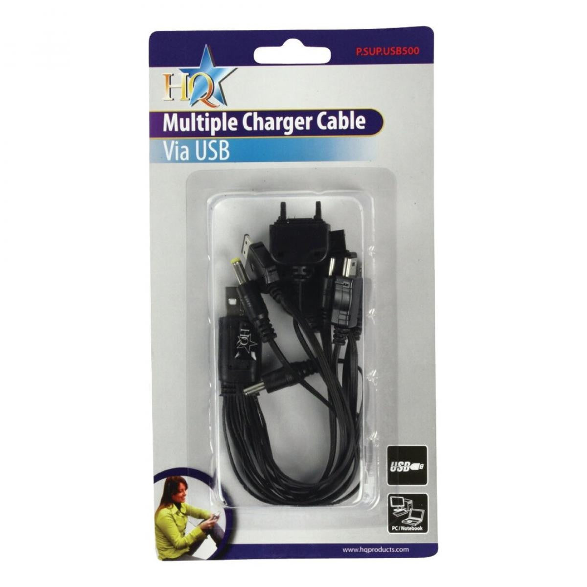 HQ multi charger USB charging cable with multiple connections