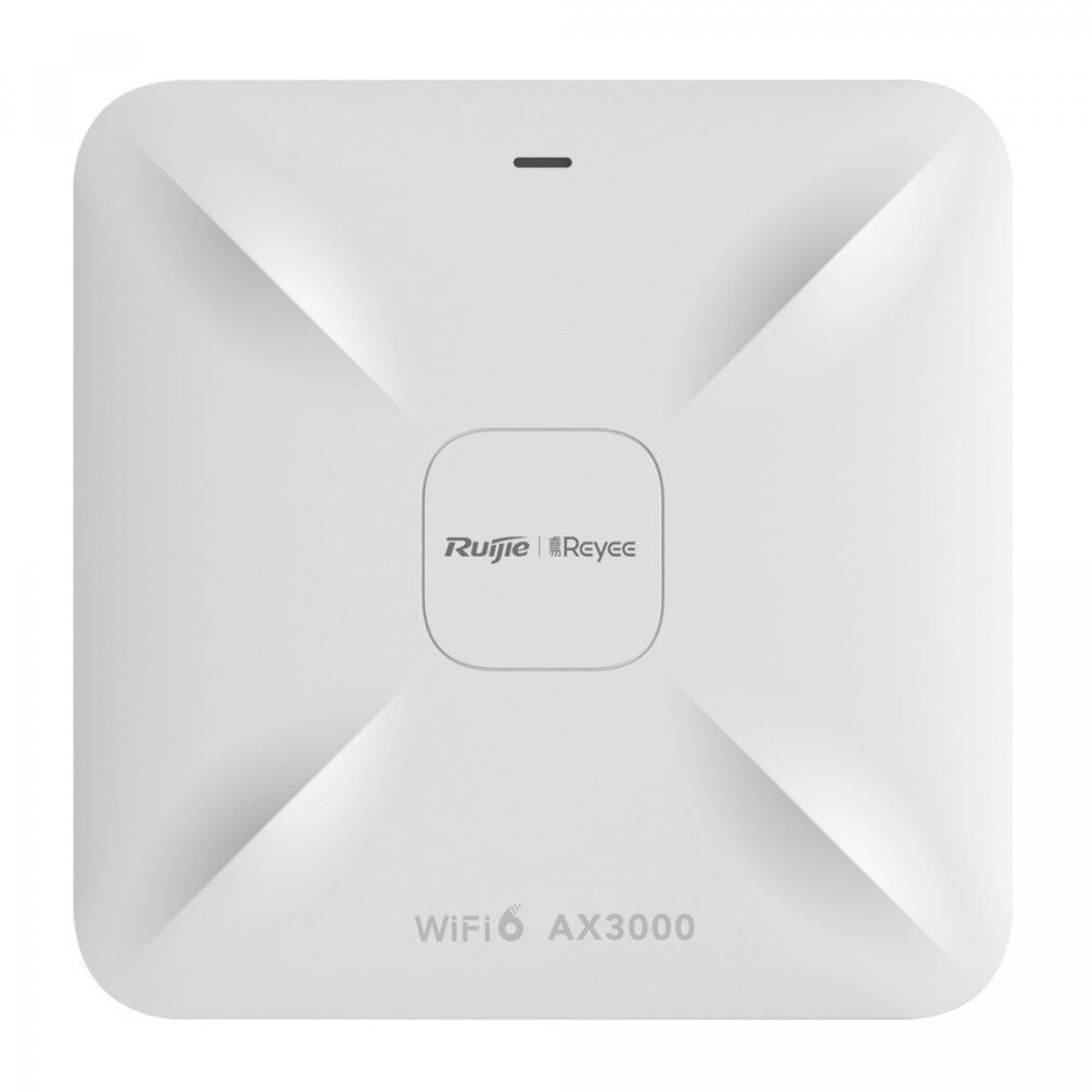 Ponto de acesso Wi-Fi 6 omnidirecional Reyee com frequências de 2,4 e 5 GHz, até 3000 Mbps - 160 MHz